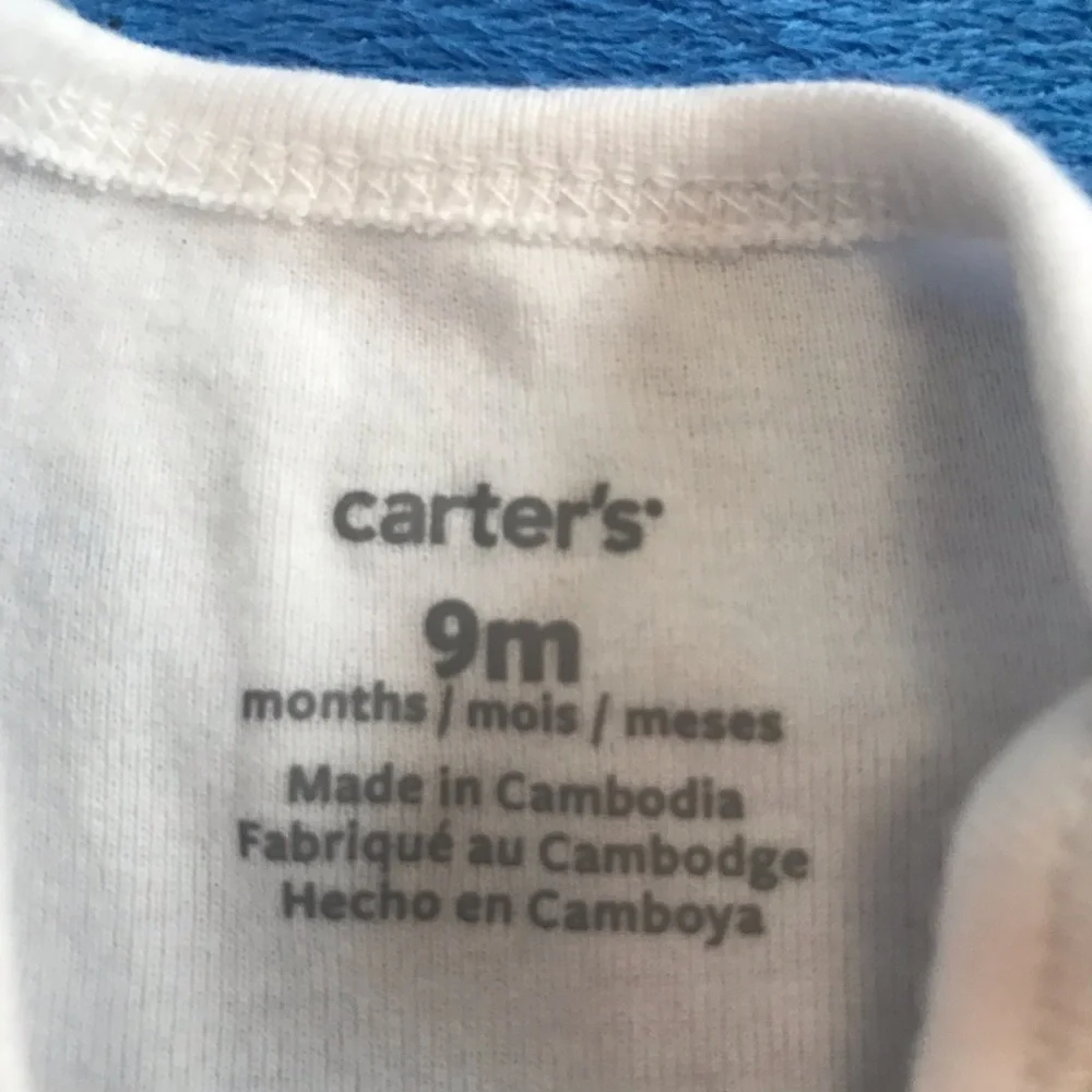Carter’s Baby Girl’s Bodysuit Size 9 Months